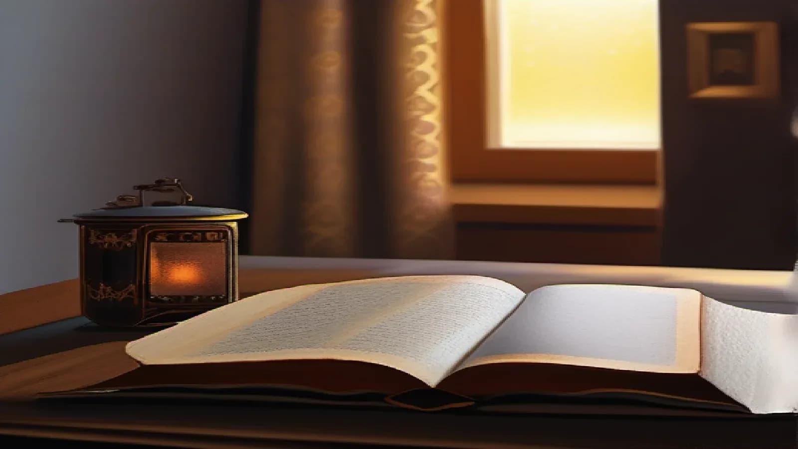 An ancient open Greek codex on a scholar’s table in warm lamplight, a few worn manuscript leaves and a magnifying glass set beside it, the patient questions of authorship, date, and text asked of every book of the New Testament, reverent scholarly oil painting, warm light